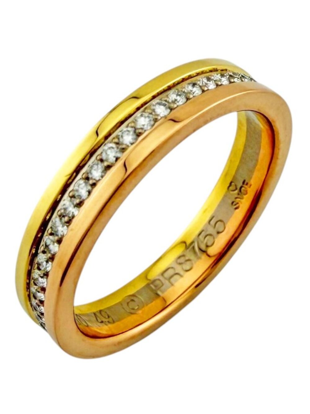 Cartier Vendome Louis Wedding Ring 18k Gold Diamond